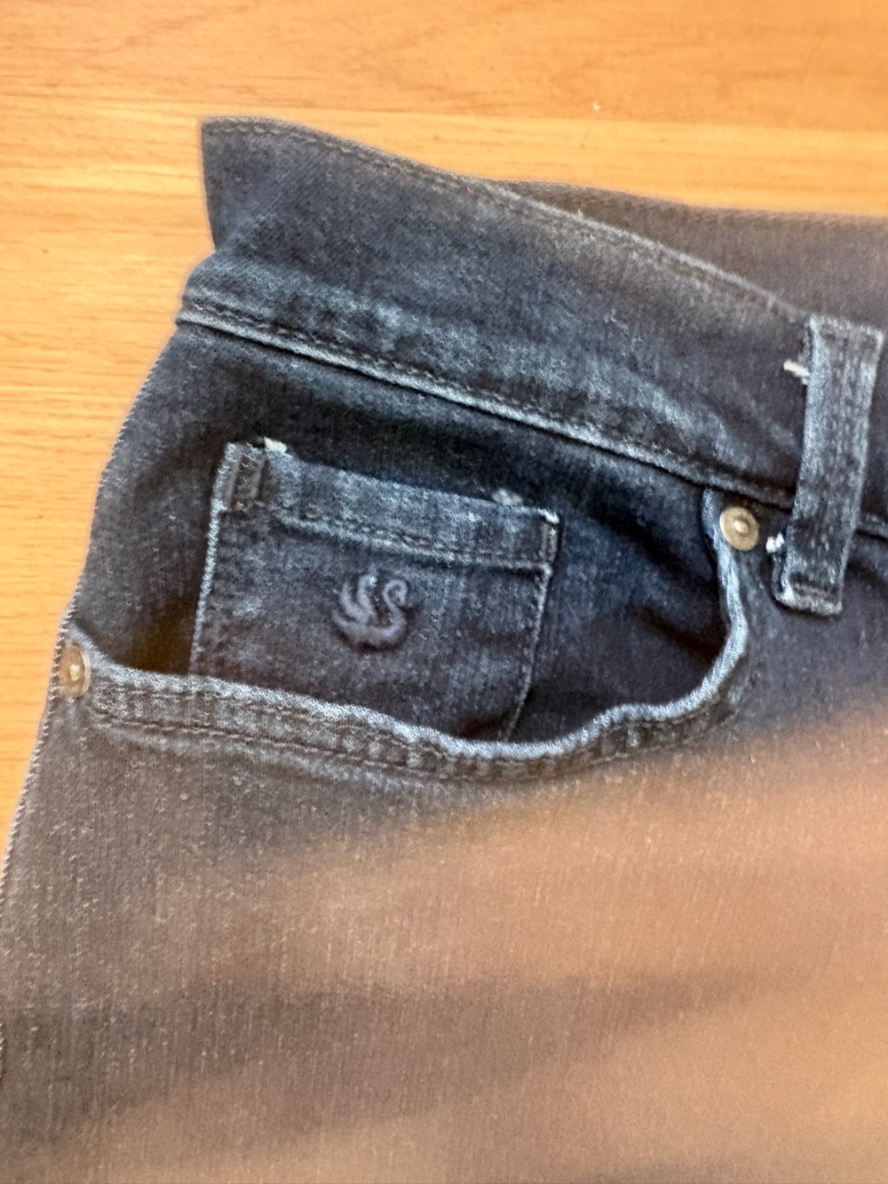 Gloria Vanderbilt Amanda Straight Leg Dark Blue Jeans Sz 16 - Picture 2 of 8